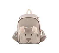 Sterntaler Kinderrucksack Hund Lucky - aus wasserabweisendem Polyester, wetterfest mit gepolsterten Schultergurten, Brustgurt & reflektierenden Designelementen - für Kindergarten & Unterwegs, beige