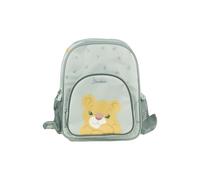 Sterntaler Kinderrucksack Löwe Leo - Wasserabweisendes Polyester, großes Hauptfach mit Kühlfunktion - Zwei-Wege-Reißverschluss, verstellbare Schultergurte - Baby und Kleinkind Rucksack, steingrau