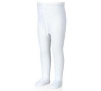 Sterntaler Kinderstrumpfhose Ajour Tupfen - Mädchen Strumpfhose mit elastischem Bund - Weiß, 74