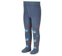 Sterntaler Kleinkind Jungen Strumpfhose Baby Kleinkind Fahrzeuge Strumpfhose meliert - Babystrumpfhose - mit Fahrzeug Motiv - tintenblau, 128