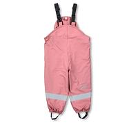 Sterntaler Kleinkind Unisex Regenhose Kinder Träger Regenträgerhose gefüttert - Wasserdicht mit Druckknopf und verschweißten Nähten - rosa, 98