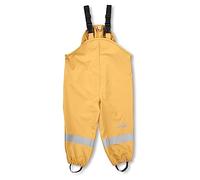 Sterntaler Kleinkind Unisex Regenhose Kinder Träger Regenträgerhose Regen - Wasserdicht mit Druckknopf und verschweißten Nähten - mittelgelb, 122