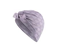 Sterntaler Knotenmütze Herzen - Babymütze aus Flammgarn-Jersey mit allover Print - Mädchen UV-Schutz 50+ Turban Mütze - modische Beanie Baby und Kinder Mütze - Übergangsmütze, flieder, Größe 47