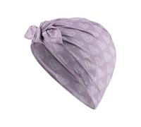 Sterntaler Knotenmütze Herzen für Mädchen - Sommermütze Baby mit UV -Schutz 50+ aus Flammgarn -Jersey - Turban Beanie Mütze Baby - flieder, 47
