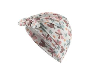 Sterntaler Knotenmütze "Schmetterling" in Weiß - Größe 47 cm | Baby Muetzen