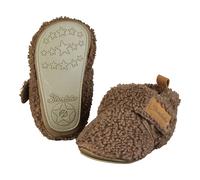 Sterntaler Krabbel-und Hausschuhe mit Klettverschluss Plüsch 15 braun