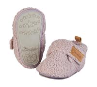 Sterntaler Krabbel-und Hausschuhe mit Klettverschluss Plüsch 17 altrosa