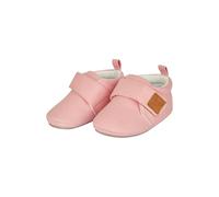 Sterntaler Krabbelschuhe uni - Baby Schuhe aus Canvas mit Klettverschluss - Baby und Kleinkind Hausschuh - aufgenähte Sternen Sohle rutschfest - Mädchen Sneaker mit Jersey Futter, mattrosa, Größe 18
