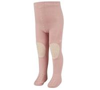 Sterntaler Krabbelstrumpfhose Hase - Mädchen & Jungen Strumpfhose mit ABS-Noppen - Innenfrottee an Knie & Sohle - Motiv Hase - mattrosa, Größe 80