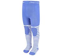 Sterntaler Krabbelstrumpfhose Wal - Baby- und Kinderstrumpfhose mit ABS-Noppen an Knie & Sohle, Innenfrottee, Po-Motiv Wal, besonders weich, Meerblau, Größe 80