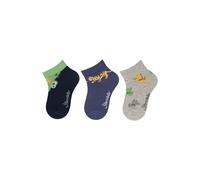 Sterntaler Kurz -Socken 3er Pack Tiere - kurze Babysocken für Jungen - Kurzsocken mit Motiven - Socken für Babys im Set - marine, 18
