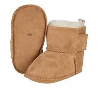 Sterntaler Lammfellschuhe mit Klettverschluss 21 braun