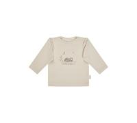 Sterntaler Mädchen Langarmshirt Katze Lilly Pullover, Natur, 68 EU
