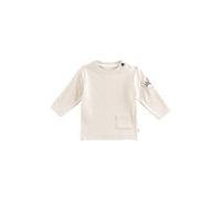 Sterntaler Langarmshirt Pünktchen - Baby Shirt aus weichem Baumwolljersey mit Esel Emmi Applikation - Unisex Longsleeve mit Rundhals - weiche Baby und Kinder Bekleidung ab Geburt - Natur, Größe 74