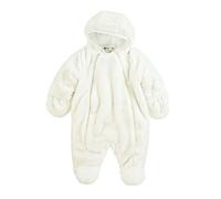 Sterntaler M dchen Overall mit Rei verschluss Baumwollfutter und zur ckklappbaren Handschuhen Flausch Wattiert, Ecru, 62 EU