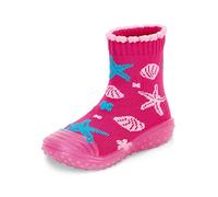 Sterntaler Mädchen Adventure-socks Sealife Hausschuh-Socken, Magenta, 19/20 EU