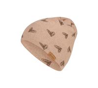 Sterntaler Beanie Herzen 45 beige/grau