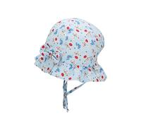 Sterntaler Mädchen Blue Flower Hut, türkis, 53
