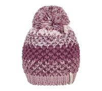 Sterntaler Mädchen Bommelmütze Farbverlauf Beanie-Mütze, Purpur, 49