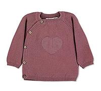 Sterntaler Mädchen GOTS Strick-Jacke Herz Babyjacke, rosa, 80