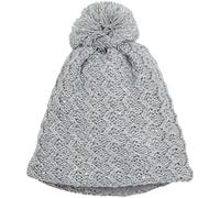 Sterntaler Mädchen Mütze Strickmütze 4721630, Einfarbig, Gr. 53, Grau (Silber Melange 542)