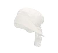 Sterntaler Mädchen Nackenschutz Papertouch Hut, Weiss, 53, 1422236, Weiß