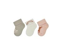 Sterntaler MÄDCHEN Pack Erstlingssocken 3er Kitz, Ecru, 0