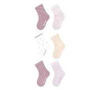 Sterntaler Mädchen Socken 6er Pack Herzen, Blasslila, 18 EU