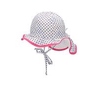 Sterntaler Mädchen Sonnenhut Blümli Hut, Weiss, 43, Weiß