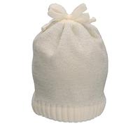 Sterntaler Mädchen Strickmütze mit Glitzereffekt - Baby Mütze mit Schleife - Beige, 49