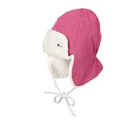 Sterntaler - Mädchen Wintermütze Fliegermütze gefüttert zum binden, pink - 4501852-magen, Größe 49