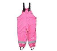 Sterntaler Matschhose gefüttert, wasserdicht, verstellbare Träger, Druckknöpfe zur Weitenregulierung, reflektierendem Logo, Reflektor und Microfleecefutter - himbeerrosa - Größe 122