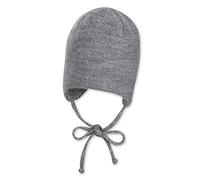 Sterntaler Unisex Baby Wolle (Merino) Mütze, Silber Melange, 41