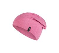 Sterntaler OCS Beanie Melange - Mädchen Baby Mütze aus Melange-Singlejersey (Bio) - weiche Kopfbedeckung mit Zwei Tragevarianten - lässige Übergangsmütze für Babys & Kinder - pink Melange, Gr. 45