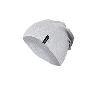 Sterntaler OCS Beanie Melange - Unisex Baby Mütze aus Melange-Singlejersey (Bio) - weiche Kopfbedeckung mit zwei Tragevarianten - lässige Übergangsmütze für Babys & Kinder - grau melange, Gr. 57