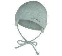 Sterntaler Beanie OCS Melange – Unisex Baby-Mütze aus Melange-Singlejersey (Bio), steingrün Gr. 53