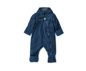 Sterntaler Overall aus Melangefleece navy, 68