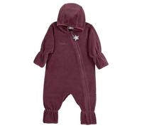 Sterntaler Unisex Kinder Overall Baby Fleece Overall, Dunkelrot, 80