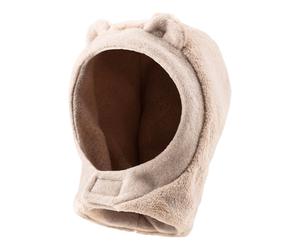 Sterntaler Plüsch-Schalmütze mit Ohren 49 beige