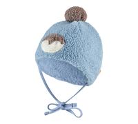 Sterntaler Plüsch-Wintermütze Bommel Pinguin 41 blau