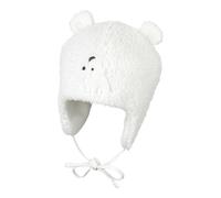 Sterntaler Plüschmütze mit Ohren Eisbär 43 natur