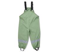 Sterntaler Kleinkind Unisex Regenhose Kinder Träger Regenträgerhose - Regenhose Kind - Wasserdicht mit Druckknopf und verschweißten Nähten - grün, 92