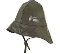 Sterntaler Baby Unisex Regenhut Baby Uni Regenhut - Regenhut Baby, Hut Kinder - Schlapphut Wasserdicht mit Bindeband - dunkelgrün, 51