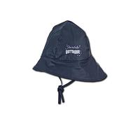 Sterntaler Baby Unisex Regenhut Baby Uni Regenhut - Regenhut Baby, Hut Kinder - Schlapphut Wasserdicht mit Bindeband - marine, 47