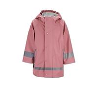 Sterntaler Regenjacke ungefüttert uni - Kinder Regenjacke wasserdicht - Mädchen Jacke mit verschweißten Nähten, Kapuze und reflektierenden Details - robuste Regenbekleidung - perlrosa, Größe 80