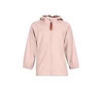 Sterntaler Regenjacke ungefüttert uni - Kinder Regenjacke wasserdicht - Mädchen Jacke mit verschweißten Nähten, Kapuze und reflektierenden Details - robuste Regenbekleidung - zartrosa, Größe 110