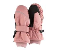 Sterntaler Rips Fäustling mit Daumen, wasserabweisend, mit elastischem Bündchen (Bio) und Klettverschluss - Mädchen Accessoires für Babys & Kleinkinder - warm und funktional - perlrosa, Gr. 2