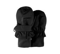 Sterntaler Fäustlinge aus Funktionsmaterial mit Daumen Unisex - Baby und Kinder Handschuhe gefüttert mit wärmendem Baumwollfleece, wasserabweisend, dunkelgrau, 2