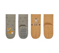 Sterntaler Safari 2er-Pack ABS-Socken 17 gelb/grün
