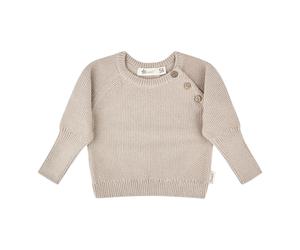 Sterntaler Safari Pullover mit Mitwachsbündchen 80 beige